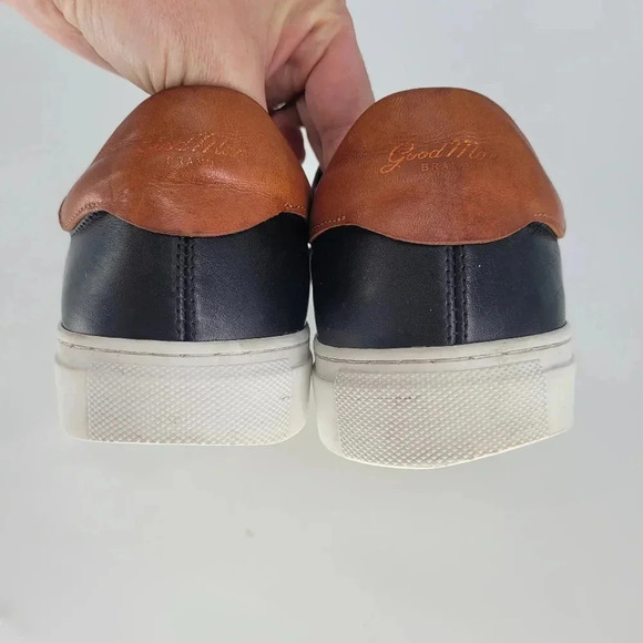 Good man brand made in italy legend London brown black sneakers shoes size 9 - Picture 6 of 14